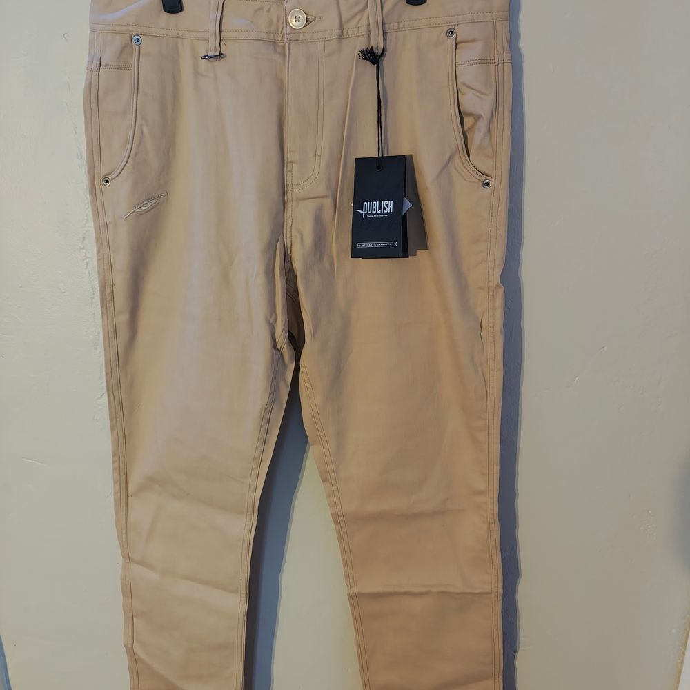 Publish Men's Classic 5 Pocket Pant - Khaki